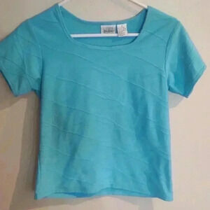 Jason Maxwell aqua‎ blue top size small